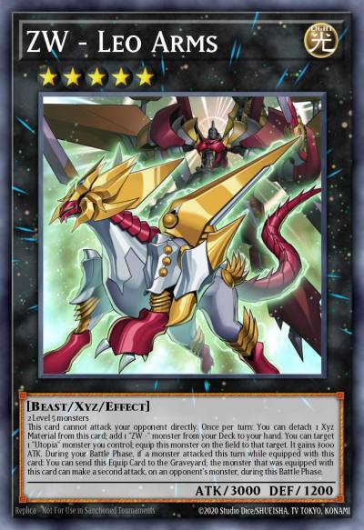 ZW - Leo Arms Ultimate Rare CBLZ-EN047 Cosmo Blazer Yugioh card