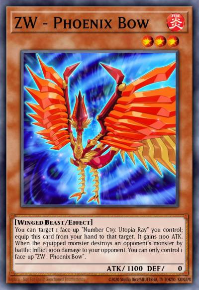 ZW - Phoenix Bow Rare REDU-EN003 Return of the Duelist Yugioh card
